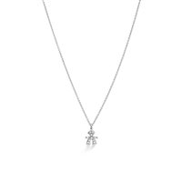 Collana Le Bebé Donna I Ciondoli Bianchi in Oro bianco Diamante LBB335